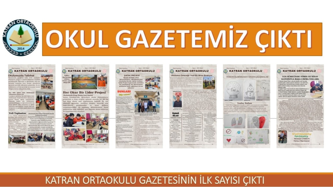 Okul Gazetemizin İlk Sayısı Çıktı!